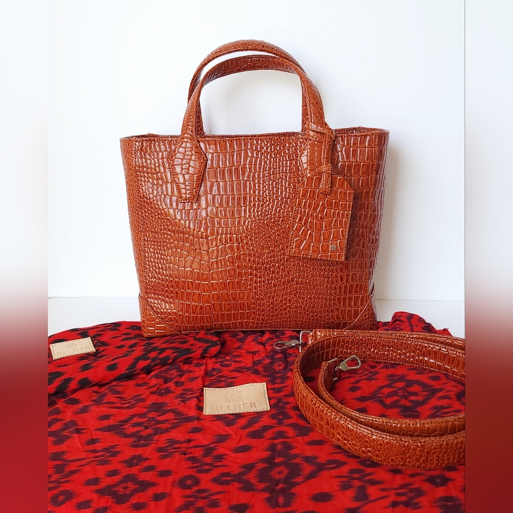 Helmer Adele Mini Leather Bag Purse Tote - Picture 2 of 2